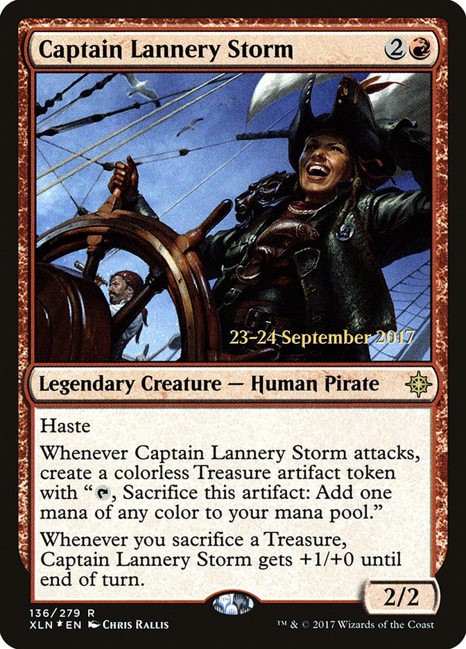 Captain Lannery Storm [Ixalan Prerelease Promos] | Kessel Run Games Inc. 