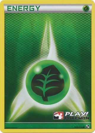Grass Energy (105/114) (Play Pokemon Promo) [Black & White: Base Set] | Kessel Run Games Inc. 