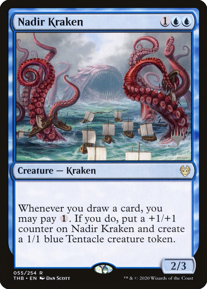 Nadir Kraken (Promo Pack) [Theros Beyond Death Promos] | Kessel Run Games Inc. 