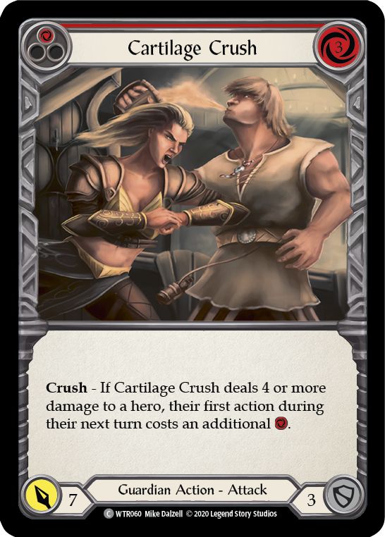Cartilage Crush (Red) [U-WTR060] (Welcome to Rathe Unlimited)  Unlimited Rainbow Foil | Kessel Run Games Inc. 