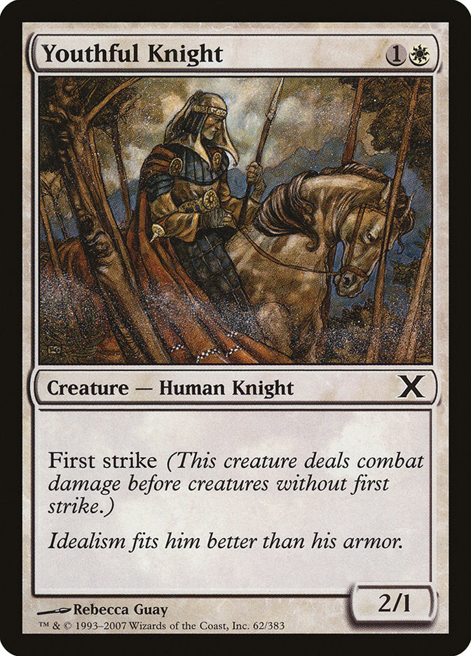 Youthful Knight [Tenth Edition] | Kessel Run Games Inc. 