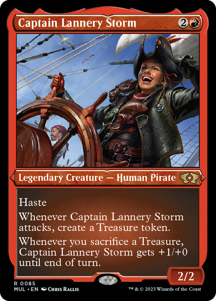 Captain Lannery Storm (Foil Etched) [Multiverse Legends] | Kessel Run Games Inc. 