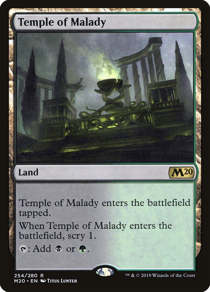 Temple of Malady [Core Set 2020] | Kessel Run Games Inc. 