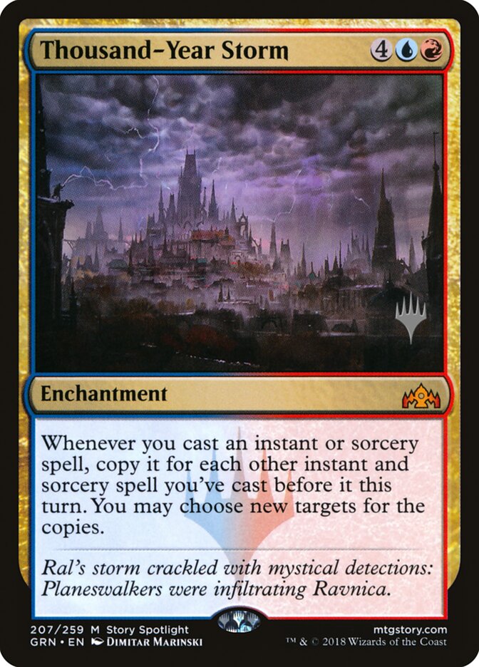 Thousand-Year Storm (Promo Pack) [Guilds of Ravnica Promos] | Kessel Run Games Inc. 