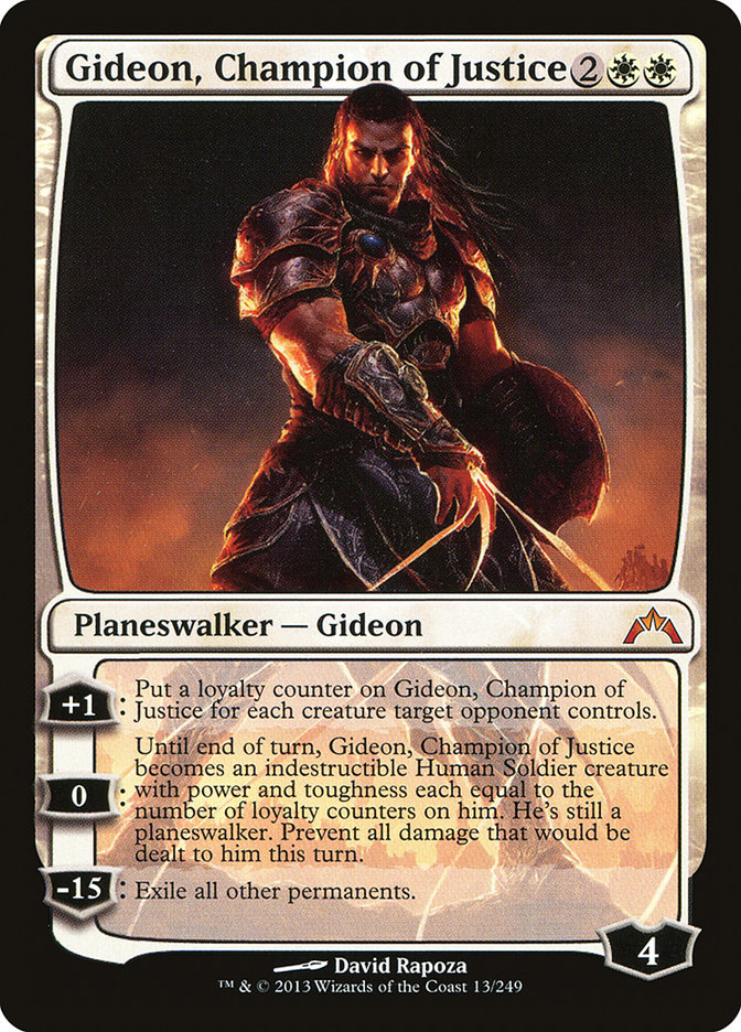 Gideon, Champion of Justice [Gatecrash] | Kessel Run Games Inc. 