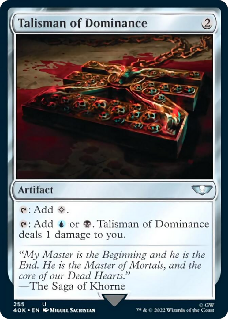 Talisman of Dominance (255) [Warhammer 40,000] | Kessel Run Games Inc. 