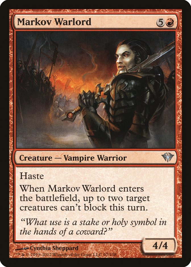 Markov Warlord [Dark Ascension] | Kessel Run Games Inc. 