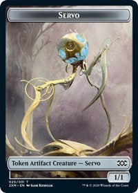 Servo // Treasure Double-Sided Token [Double Masters Tokens] | Kessel Run Games Inc. 