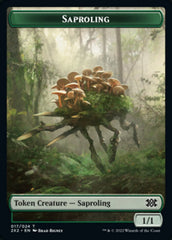 Saproling // Spirit (008) Double-Sided Token [Double Masters 2022 Tokens] | Kessel Run Games Inc. 