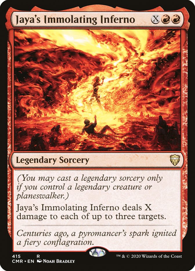 Jaya's Immolating Inferno [Commander Legends] | Kessel Run Games Inc. 
