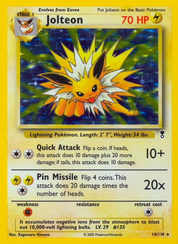 Jolteon (14/110) [Legendary Collection] | Kessel Run Games Inc. 