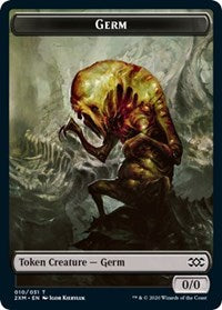 Germ // Ooze Double-Sided Token [Double Masters Tokens] | Kessel Run Games Inc. 