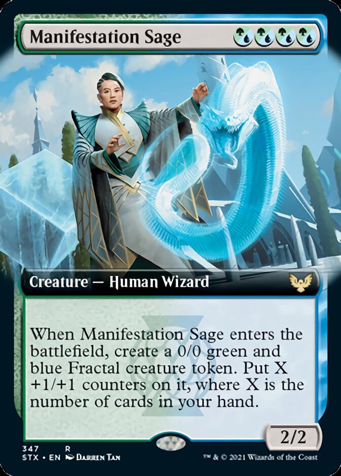 Manifestation Sage (Extended Art) [Strixhaven: School of Mages] | Kessel Run Games Inc. 