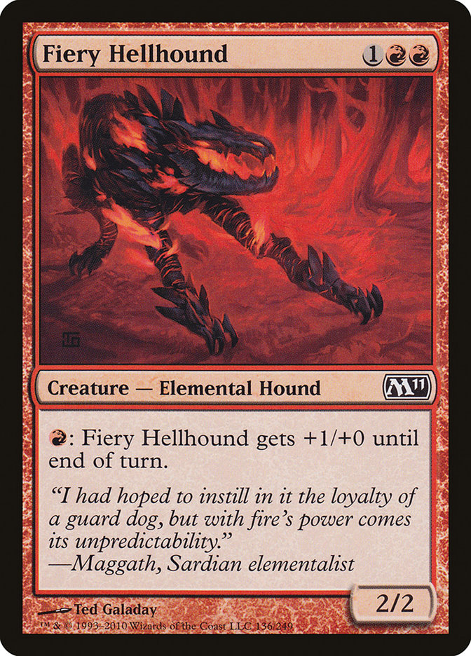 Fiery Hellhound [Magic 2011] - Kessel Run Games Inc.  | Kessel Run Games Inc. 