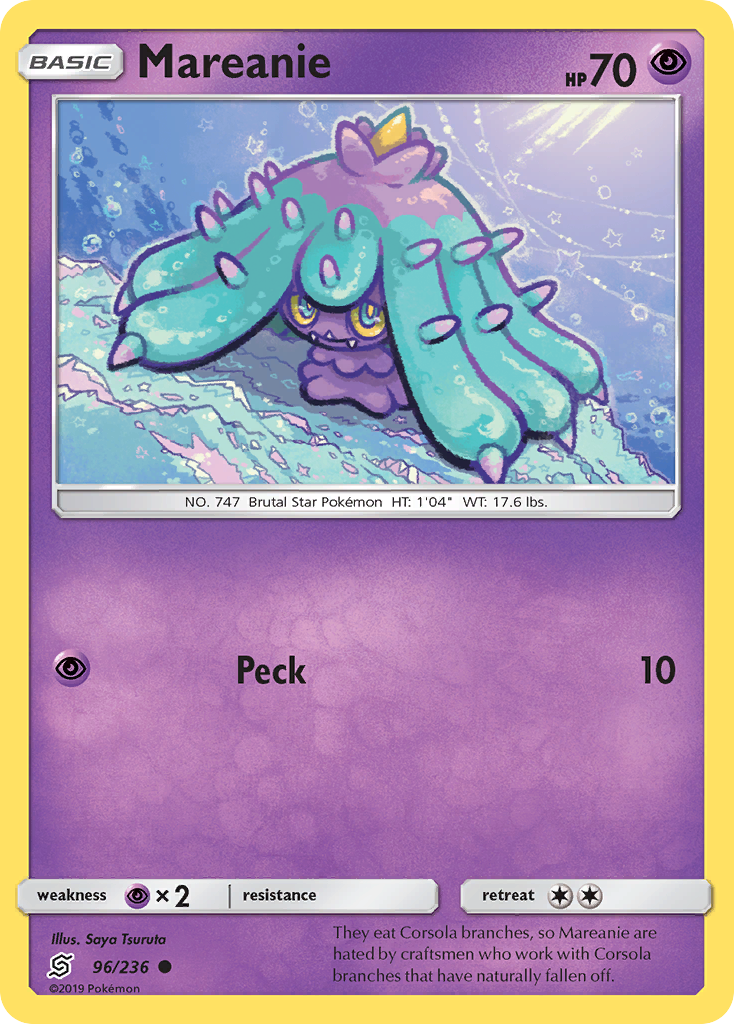 Mareanie (96/236) [Sun & Moon: Unified Minds] | Kessel Run Games Inc. 