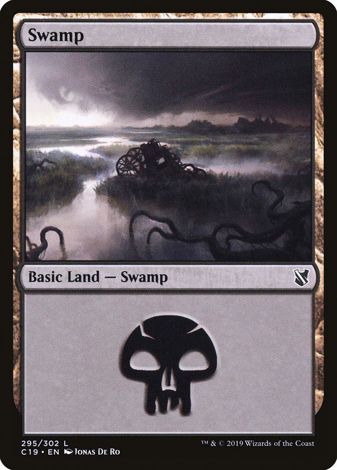 Swamp (295) [Commander 2019] | Kessel Run Games Inc. 