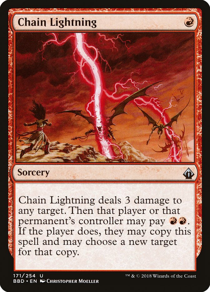 Chain Lightning [Battlebond] | Kessel Run Games Inc. 