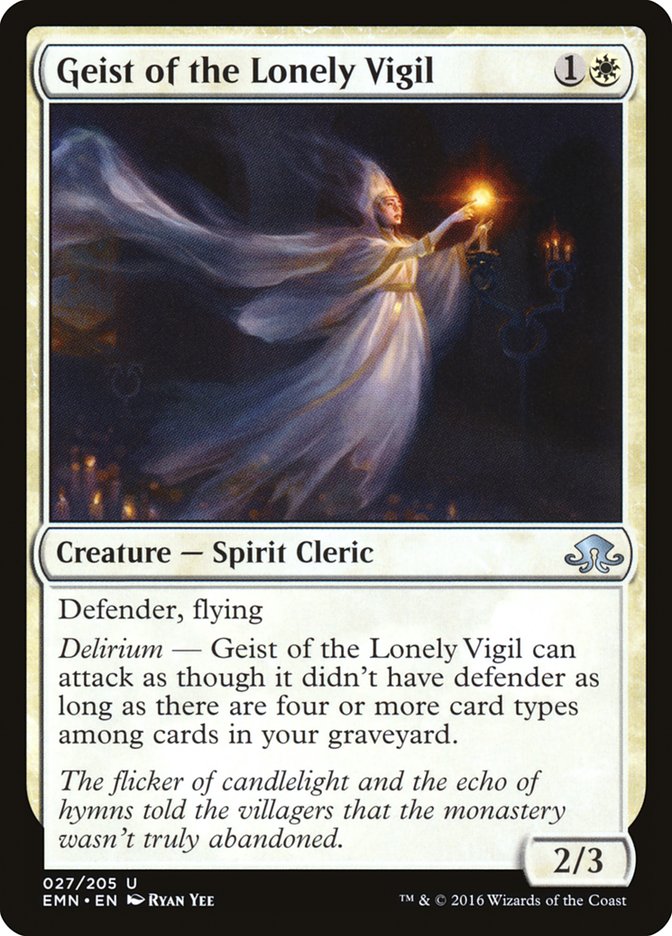 Geist of the Lonely Vigil [Eldritch Moon] | Kessel Run Games Inc. 