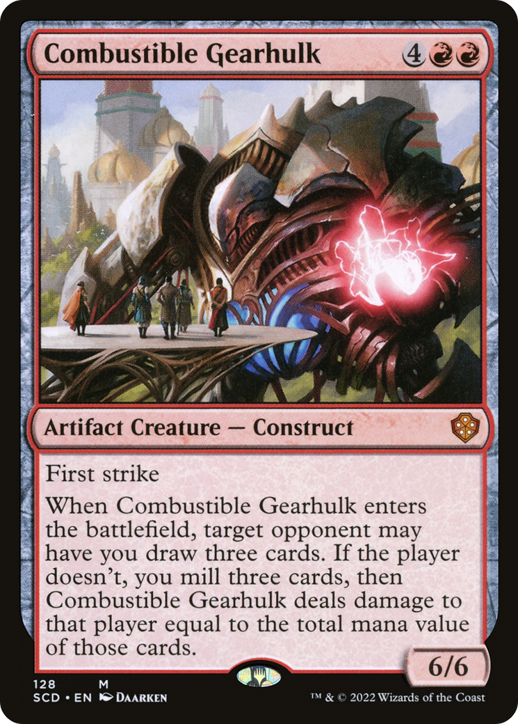 Combustible Gearhulk [Starter Commander Decks] | Kessel Run Games Inc. 