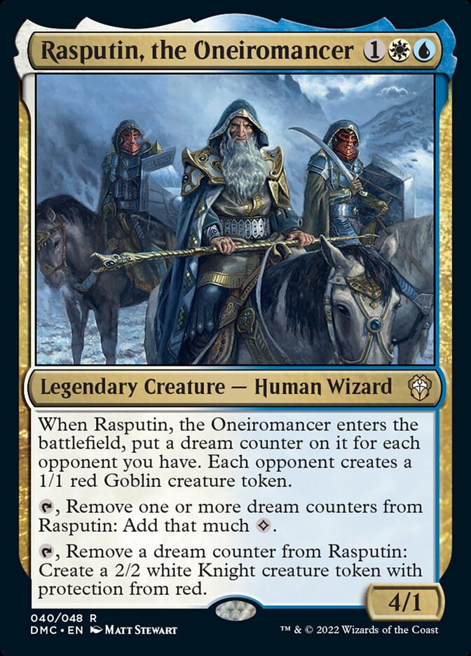 Rasputin, the Oneiromancer [Dominaria United Commander] | Kessel Run Games Inc. 