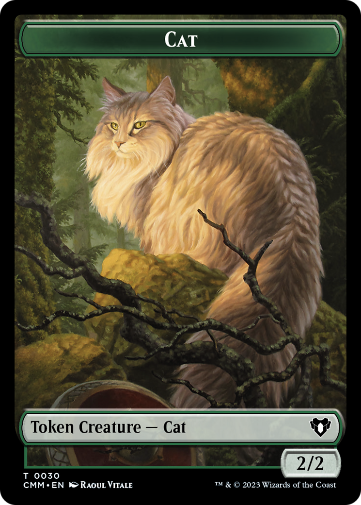 Cat Token (30) [Commander Masters Tokens] | Kessel Run Games Inc. 
