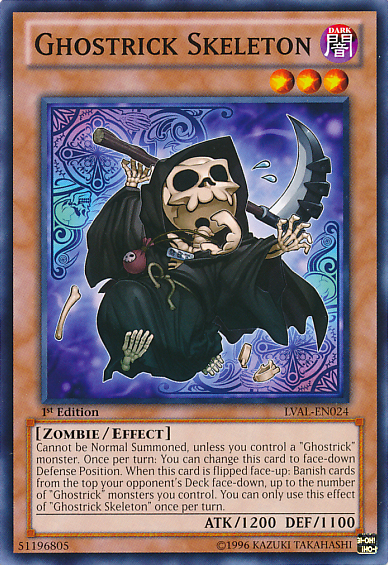 Ghostrick Skeleton [LVAL-EN024] Common | Kessel Run Games Inc. 