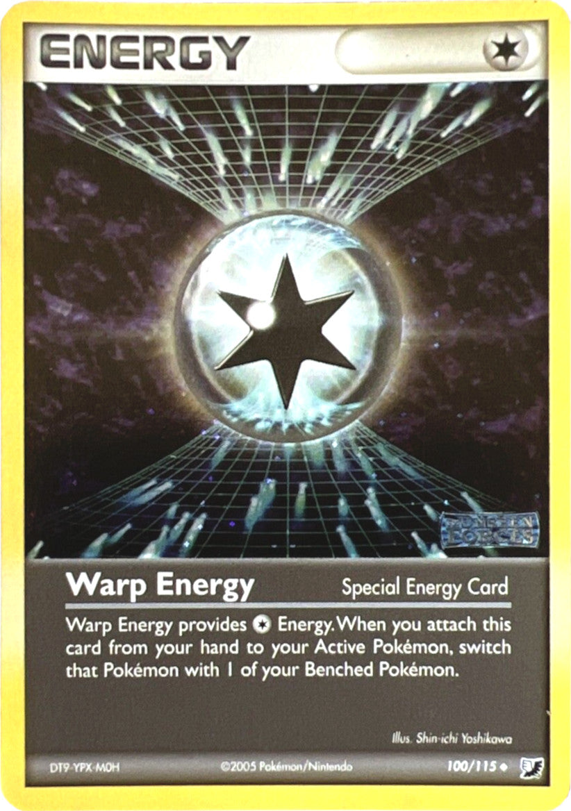 Warp Energy (100/115) (Stamped) [EX: Unseen Forces] | Kessel Run Games Inc. 