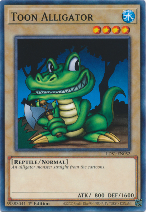 Toon Alligator [LDS1-EN052] Common | Kessel Run Games Inc. 