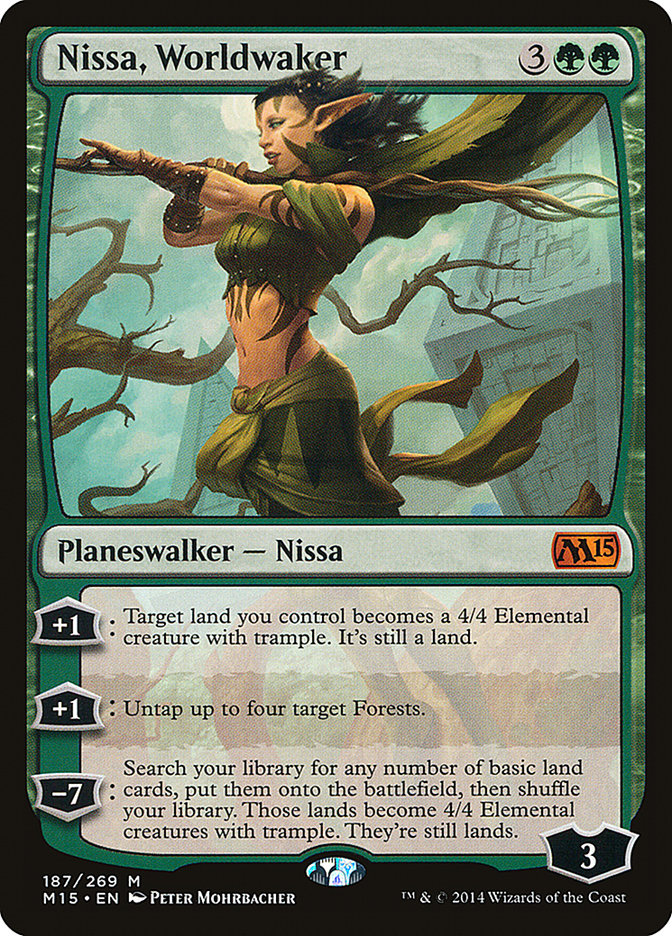 Nissa, Worldwaker [Magic 2015] | Kessel Run Games Inc. 