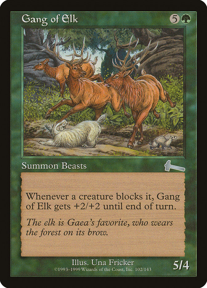 Gang of Elk [Urza's Legacy] | Kessel Run Games Inc. 