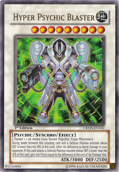 Hyper Psychic Blaster [CRMS-EN042] Ultra Rare | Kessel Run Games Inc. 