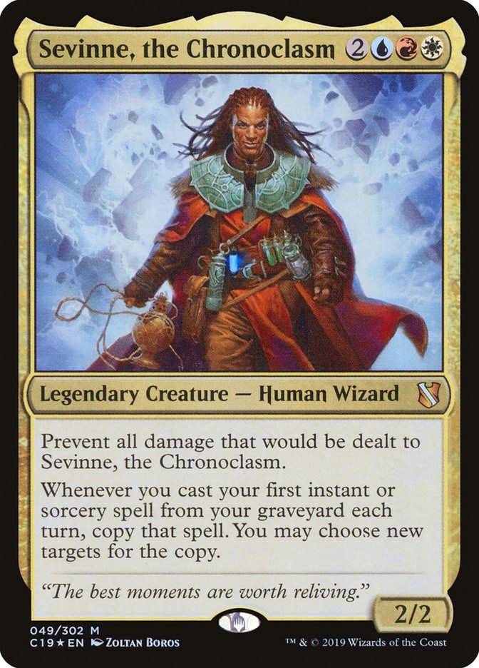 Sevinne, the Chronoclasm [Commander 2019] | Kessel Run Games Inc. 