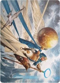 Linvala, Shield of Sea Gate Art Card [Zendikar Rising Art Series] | Kessel Run Games Inc. 