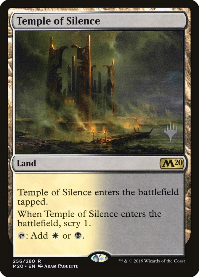 Temple of Silence (Promo Pack) [Core Set 2020 Promos] | Kessel Run Games Inc. 