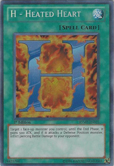 H - Heated Heart [RYMP-EN023] Secret Rare | Kessel Run Games Inc. 