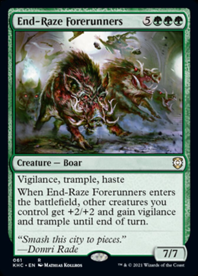 End-Raze Forerunners [Kaldheim Commander] | Kessel Run Games Inc. 