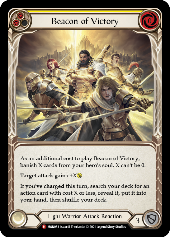 Beacon of Victory [MON033] (Monarch)  1st Edition Normal | Kessel Run Games Inc. 