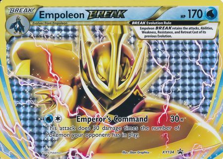 Empoleon BREAK (XY134) (Jumbo Card) [XY: Black Star Promos] | Kessel Run Games Inc. 