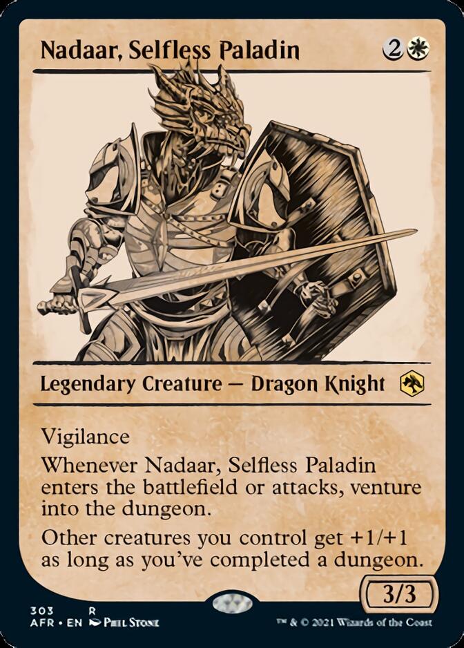 Nadaar, Selfless Paladin (Showcase) [Dungeons & Dragons: Adventures in the Forgotten Realms] | Kessel Run Games Inc. 