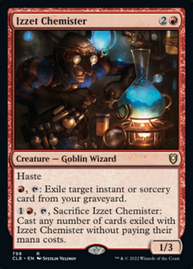 Izzet Chemister [Commander Legends: Battle for Baldur's Gate] | Kessel Run Games Inc. 