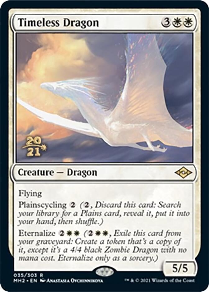 Timeless Dragon [Modern Horizons 2 Prerelease Promos] | Kessel Run Games Inc. 