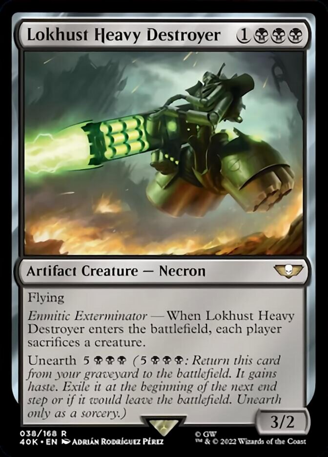 Lokhust Heavy Destroyer (Surge Foil) [Warhammer 40,000] | Kessel Run Games Inc. 