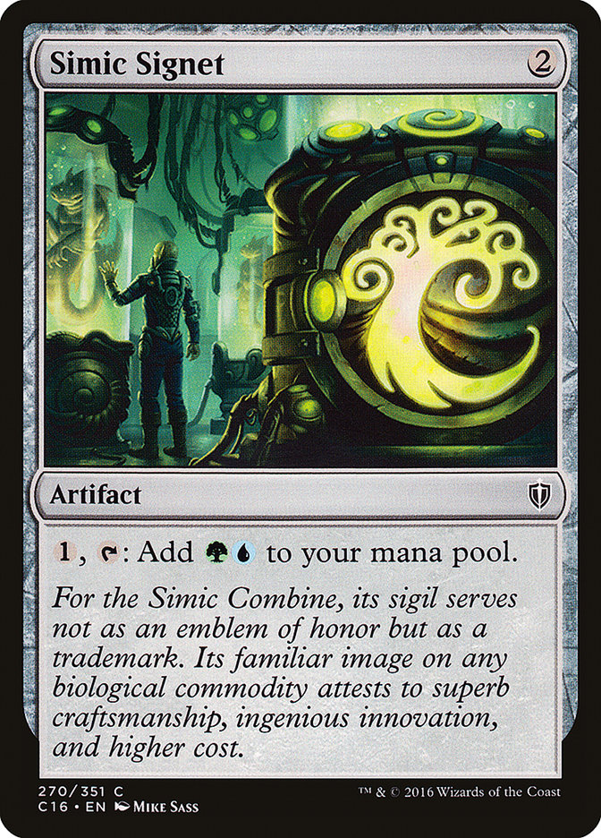 Simic Signet [Commander 2016] | Kessel Run Games Inc. 