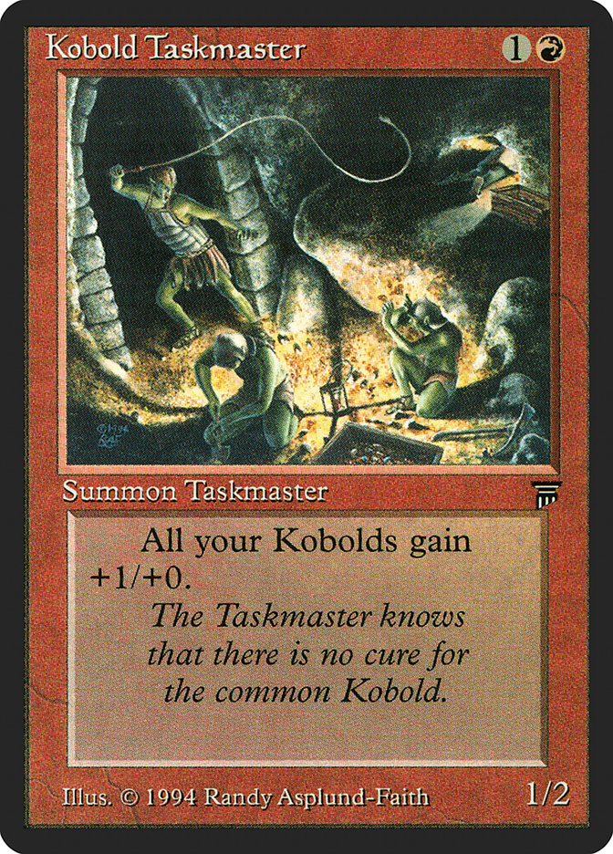 Kobold Taskmaster [Legends] | Kessel Run Games Inc. 