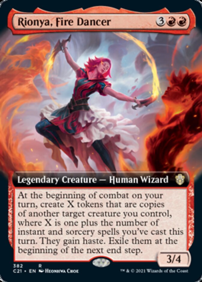 Rionya, Fire Dancer (Extended Art) [Commander 2021] | Kessel Run Games Inc. 