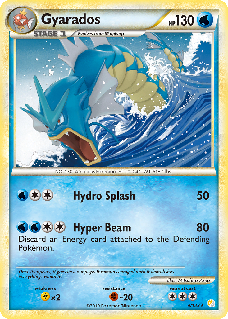 Gyarados (4/123) [HeartGold & SoulSilver: Base Set] | Kessel Run Games Inc. 