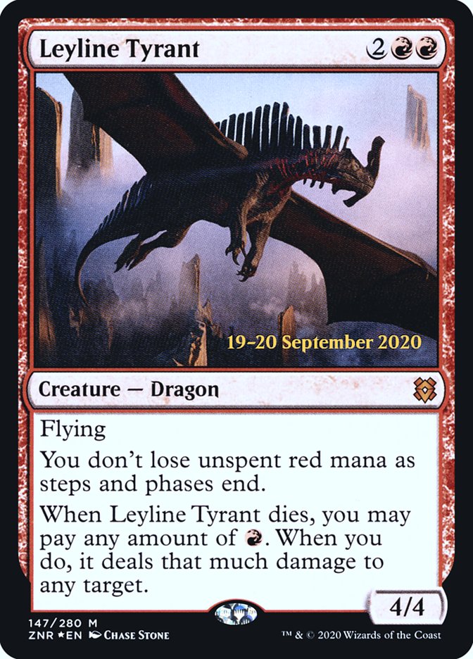 Leyline Tyrant [Zendikar Rising Prerelease Promos] | Kessel Run Games Inc. 