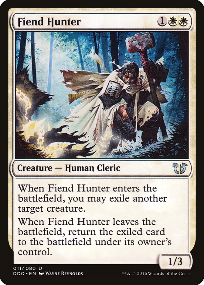 Fiend Hunter [Duel Decks: Blessed vs. Cursed] | Kessel Run Games Inc. 