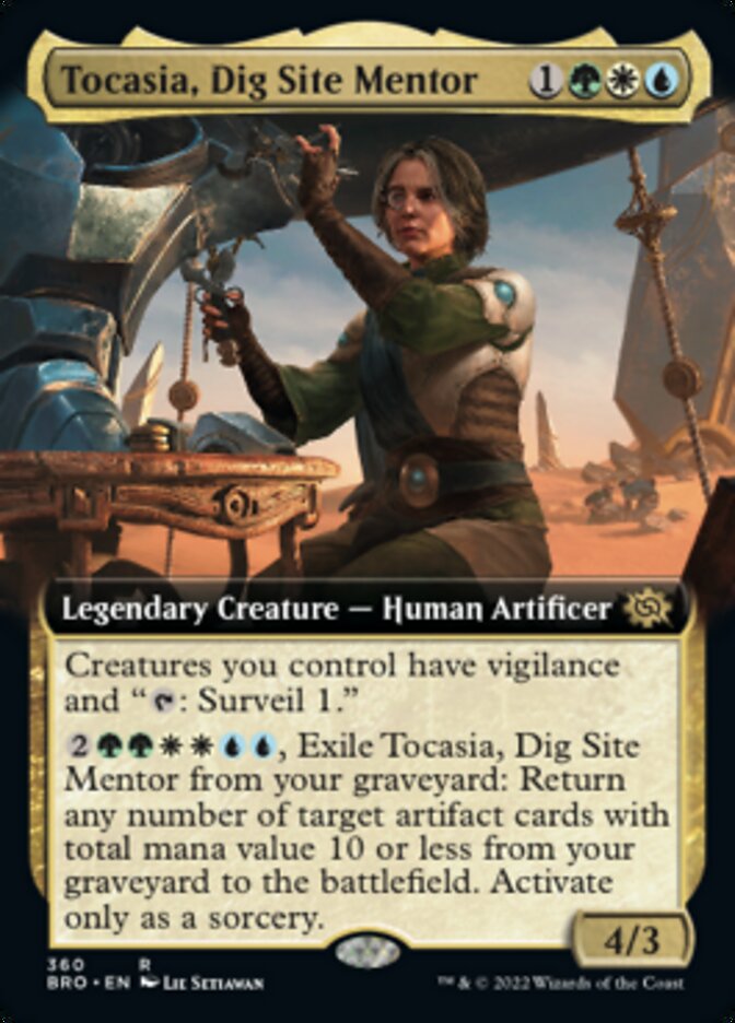 Tocasia, Dig Site Mentor (Extended Art) [The Brothers' War] | Kessel Run Games Inc. 