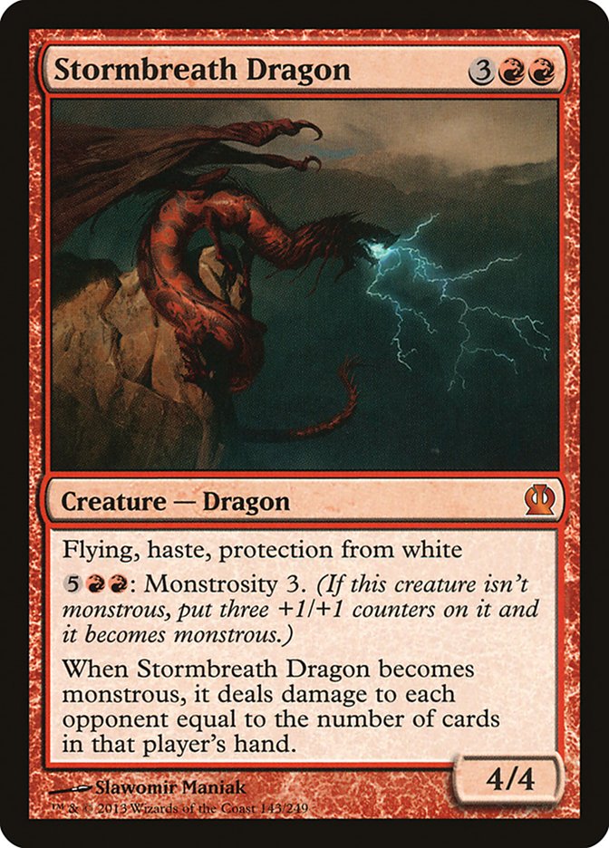 Stormbreath Dragon [Theros] | Kessel Run Games Inc. 